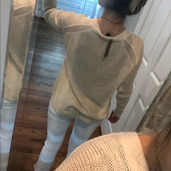 J crew Crochet tie up beachy long sleeve NWT - Picture 5 of 5